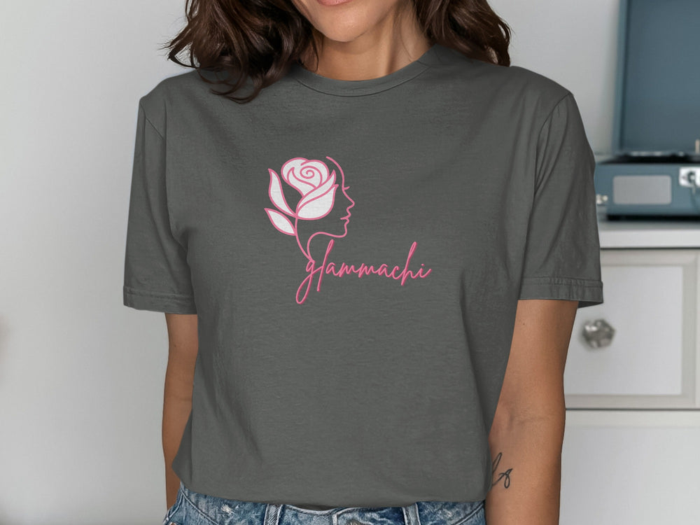 Glamamchi Rose Graphic Women's T-Shirt