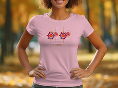 Beautiful Floral Graphic Tee with Unique Design