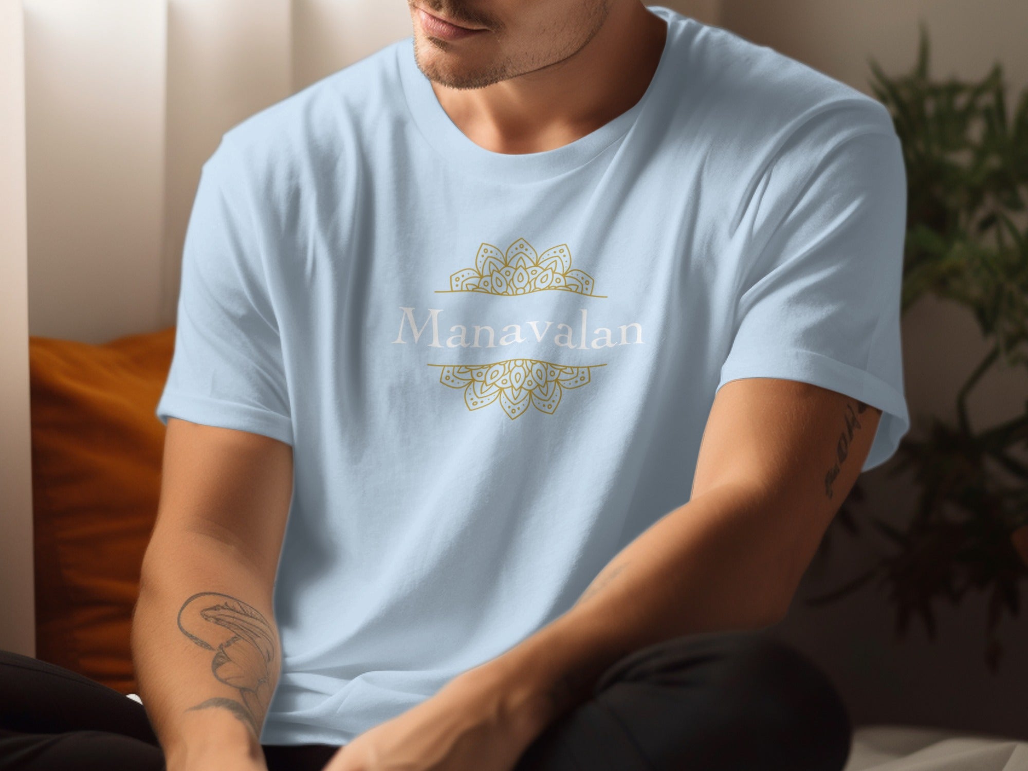 Manavalan Mandala Design T-Shirt