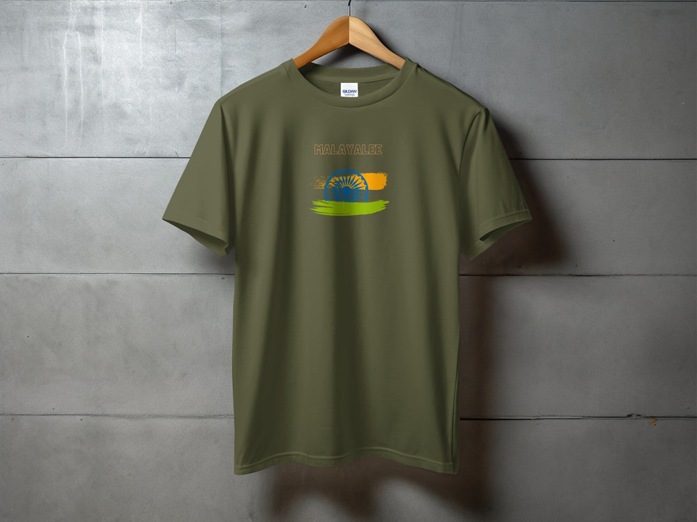 India Style T-shirt with Nature Scene Fashion Apparel