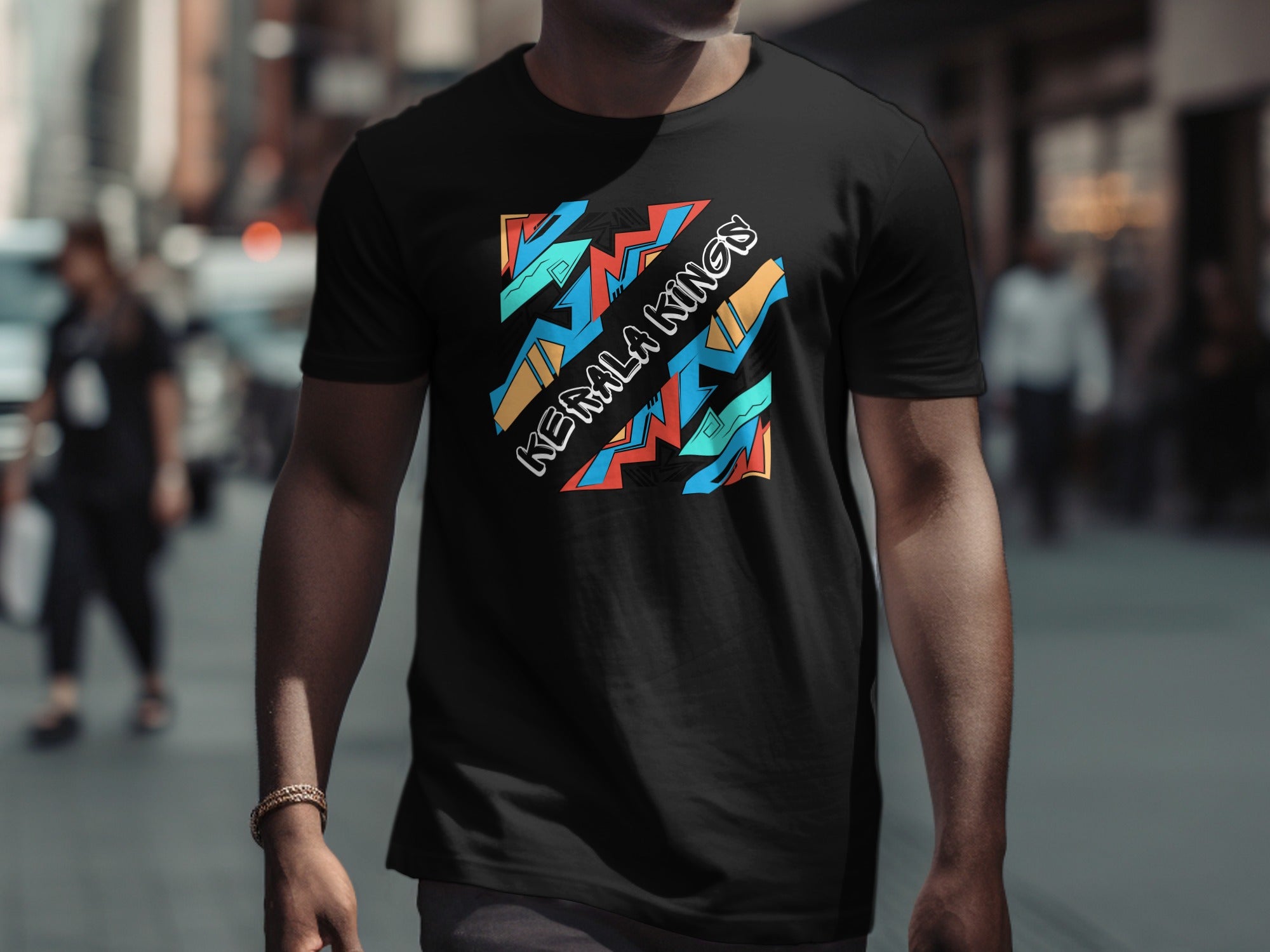 Colorful Kebra Kings Graphic Tee Shirt