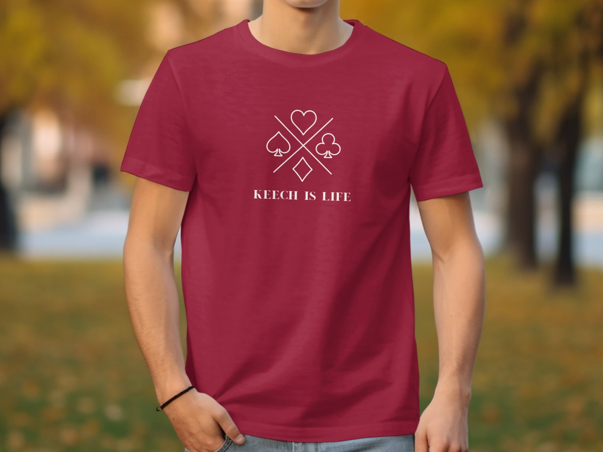 Deck of Cards Design with Text T-shirt