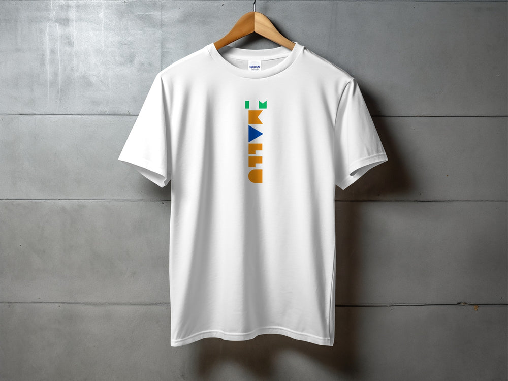 Geometric Abstract Art Design Short Sleeve T-shirt