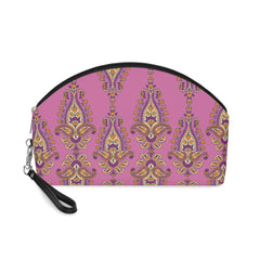 Pink Bohemian Paisley Makeup Bag — Cosmetic Pouch