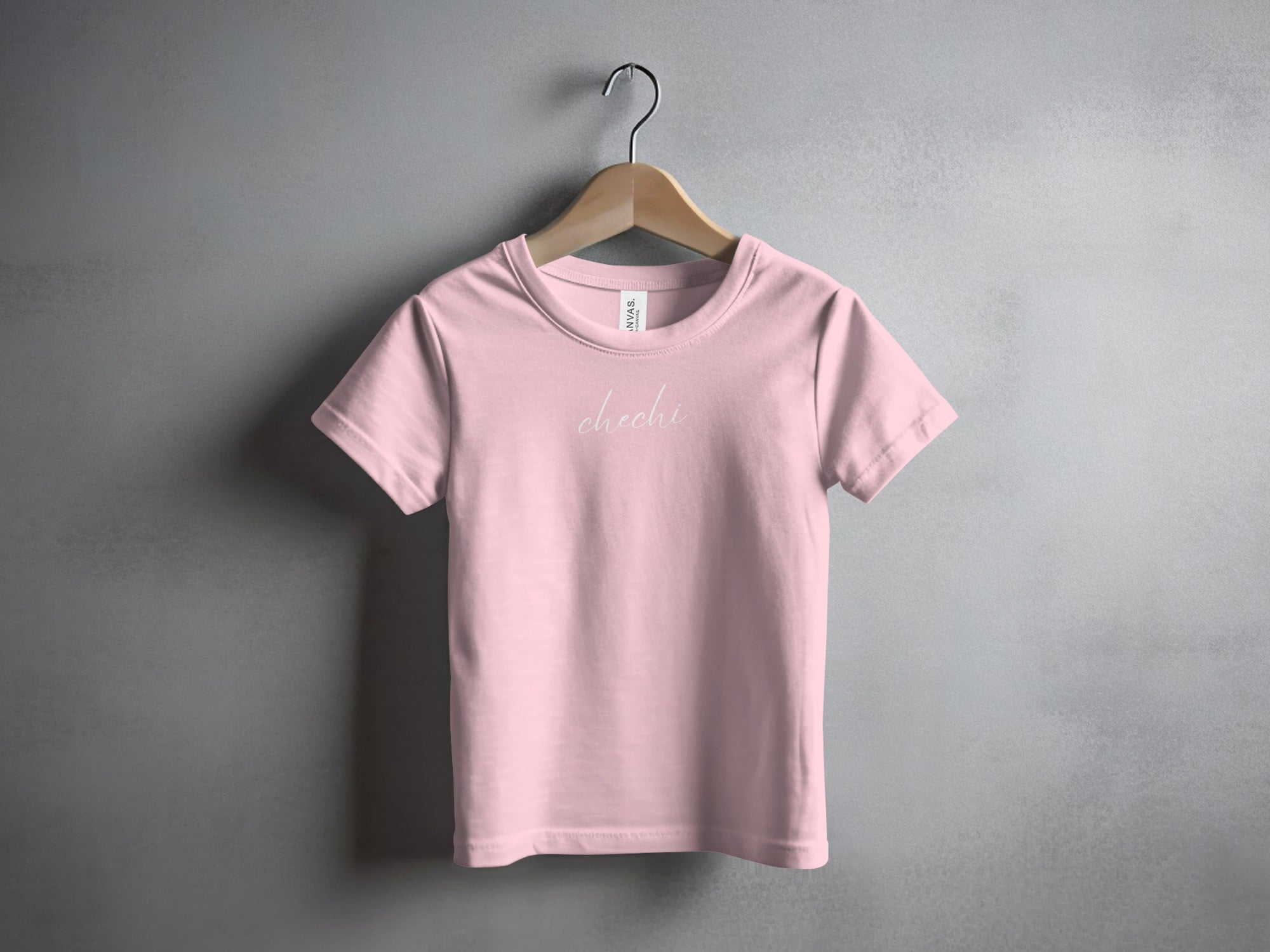 Cute Pastel Pink Tee with Minimalistic Design Shirt