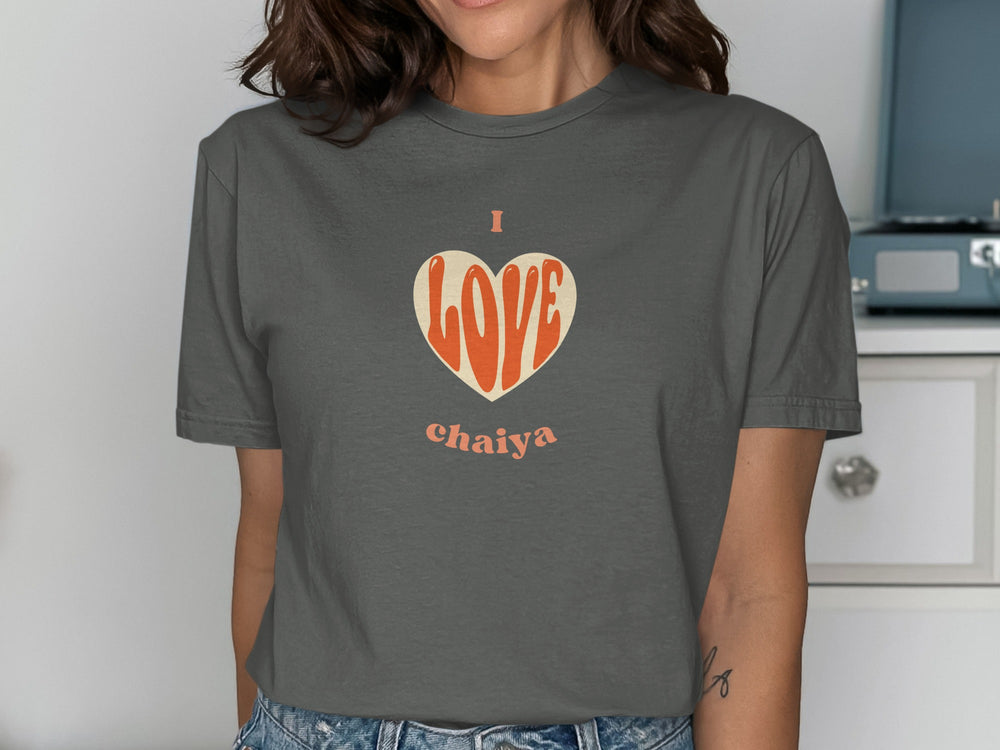 I Love Chaiya Graphic Design T-shirt Product