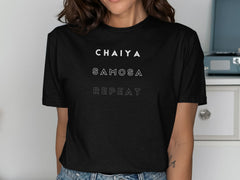 CHAIYA SAMOSA REPEAT short sleeve graphic tee