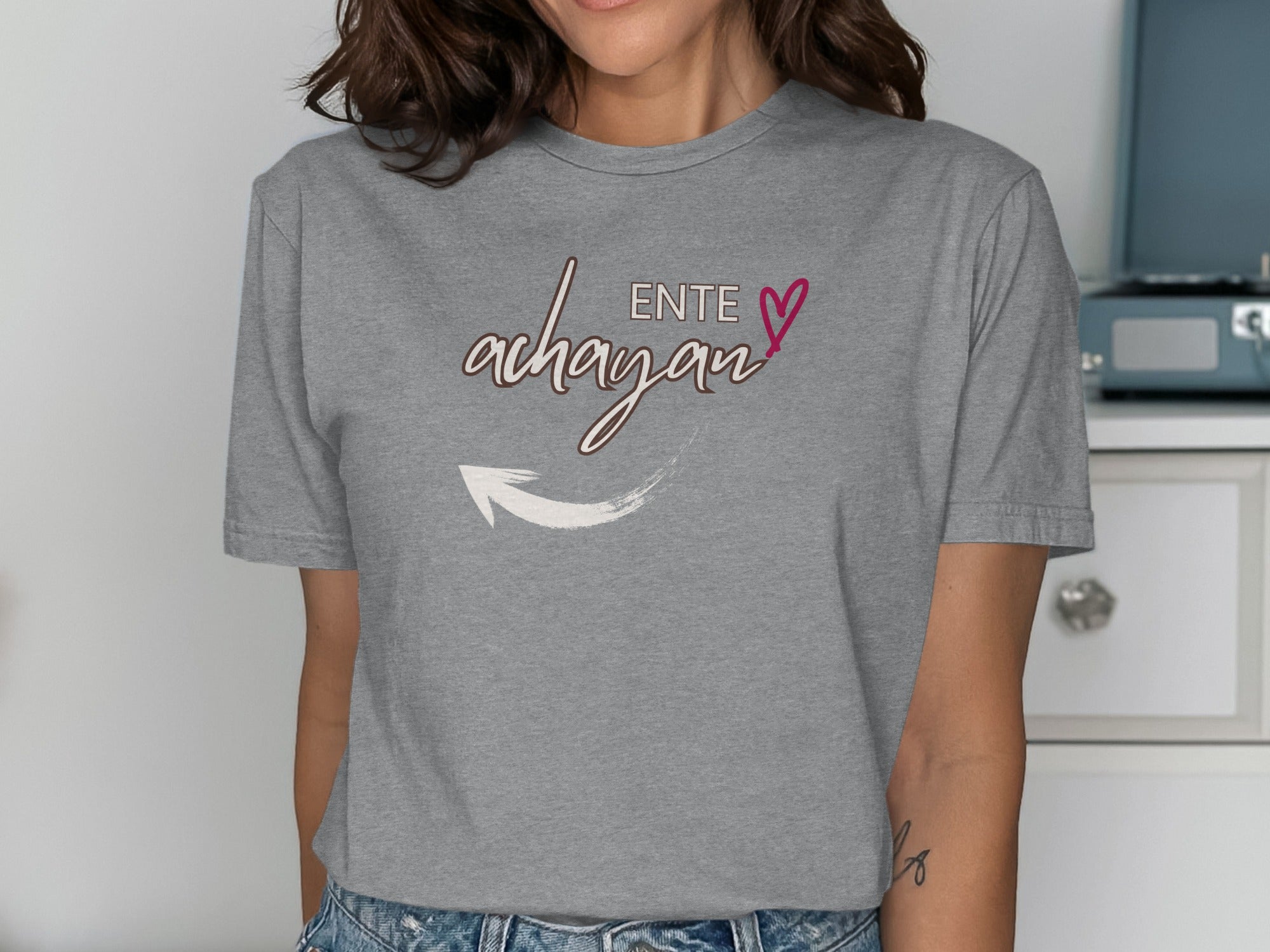 Ente Achayan Heart Arrow Print Design T-shirt