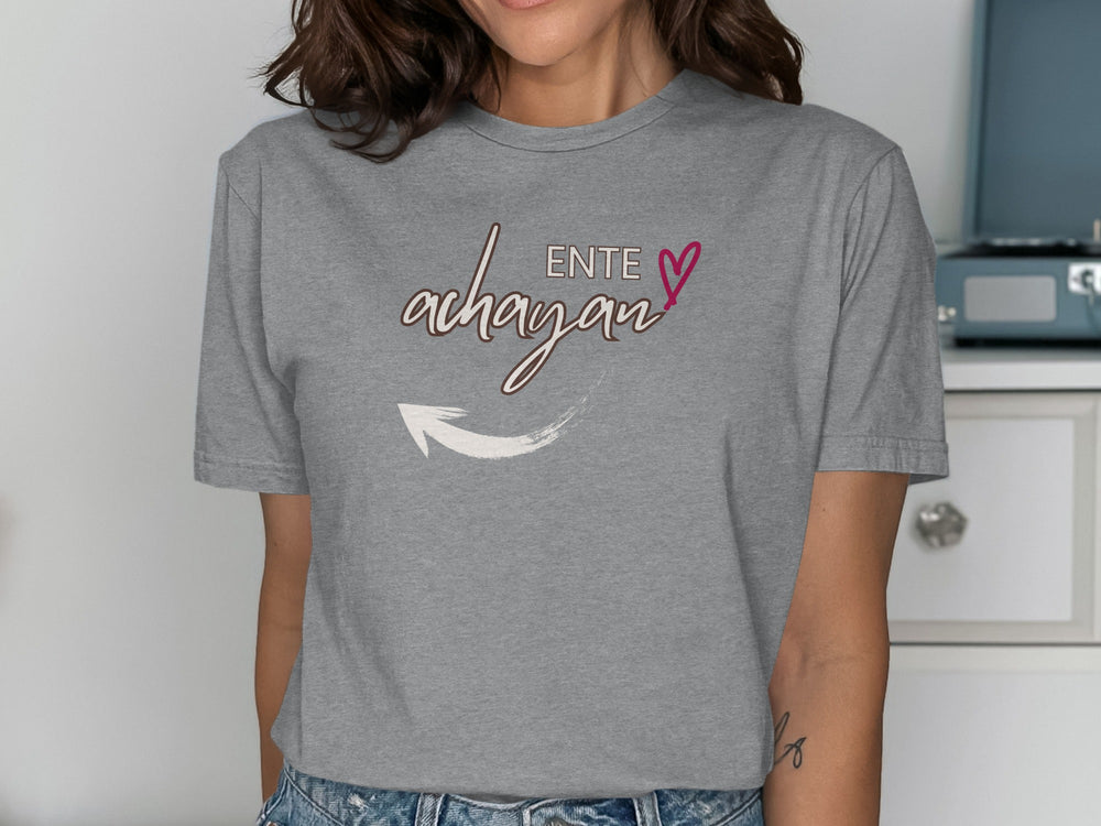 Ente Achayan Heart Arrow Print Design T-shirt