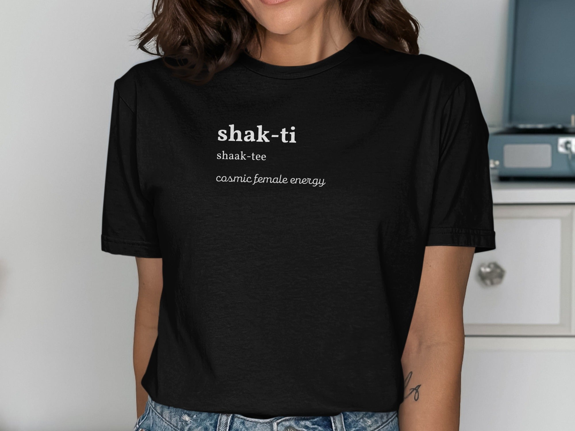 Shakti Energy Statement Tee Female Empowerment Shirt