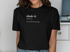 Shakti Energy Statement Tee Female Empowerment Shirt