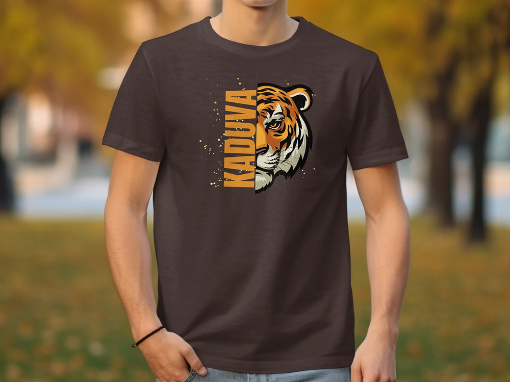 Kadava Tiger Graphic Tee Brown T-shirt