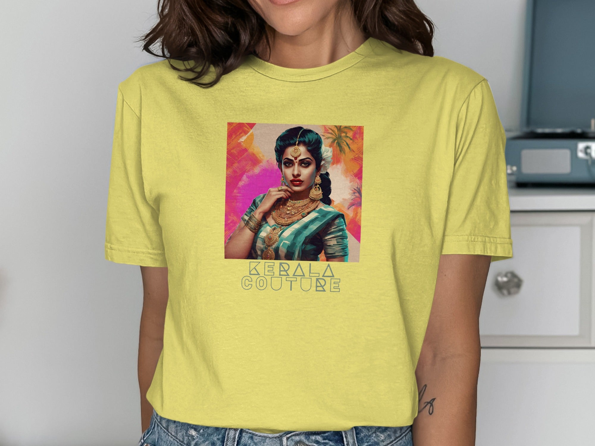 Kerala Couture Graphic Tee Eye-Catching Design