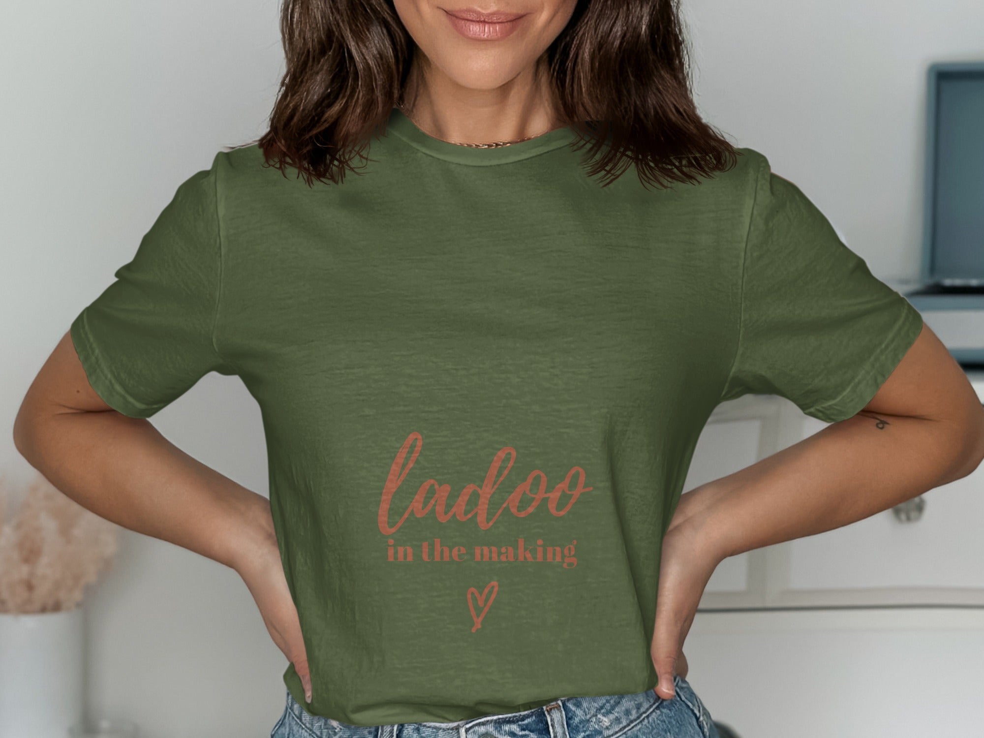 Ladoo in the making heart graphic t-shirt