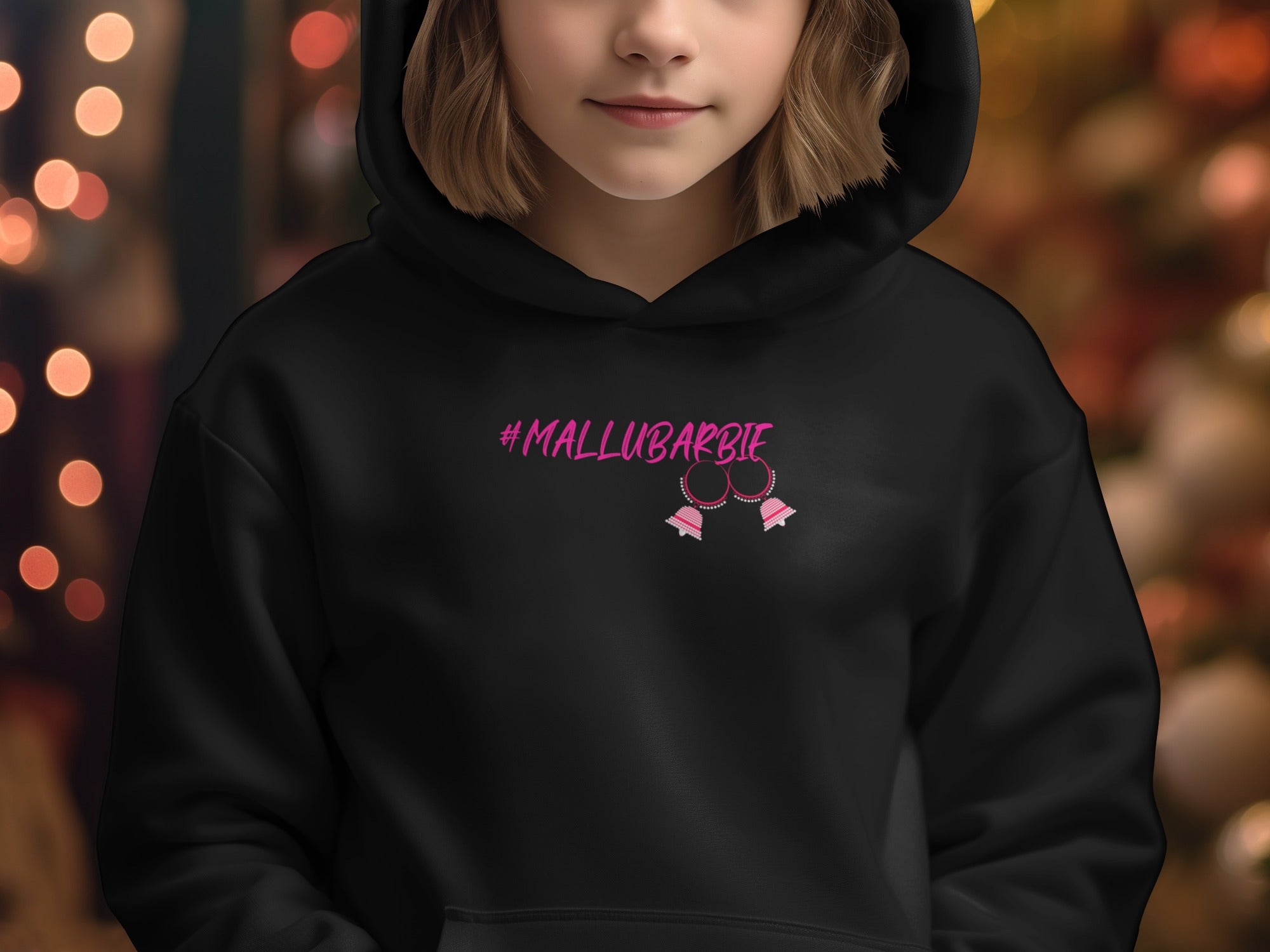 #MALLUBARBIE Cute Hoodie for Trendy Kids