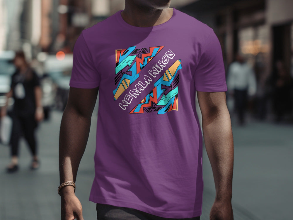 Vibrant Bold Street Art Design Casual T-Shirt