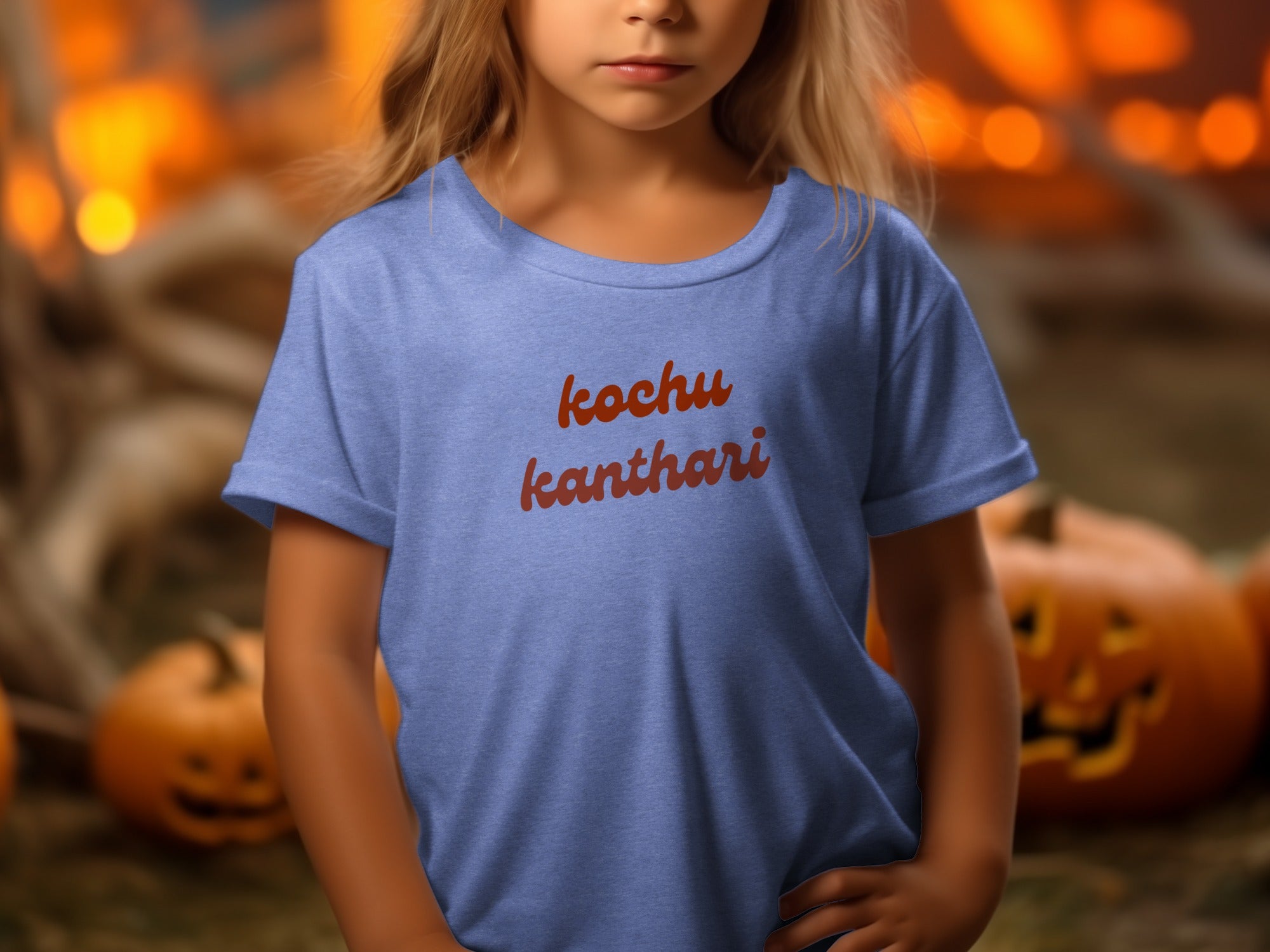 Stylish Kochu Kanthari Print Kids Tee product