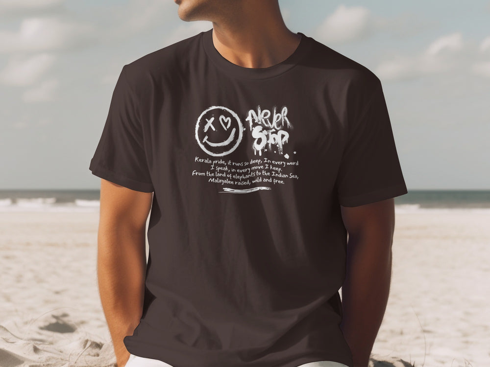 Unique Artistic Graffiti Design Casual T-shirt