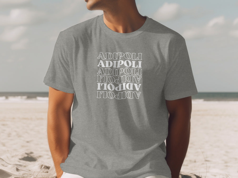 Adipoli Graphic Print T-Shirt Casual Beachwear Style