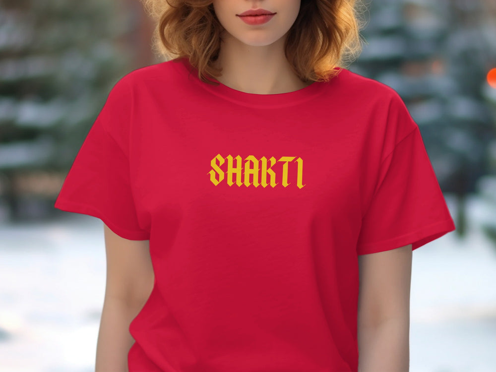 Vibrant Shakti Graphic Tee for a Bold Fashion Statement