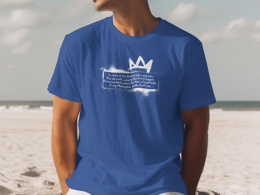 Inspirational Crown Graphic Tee for Beach Lovers