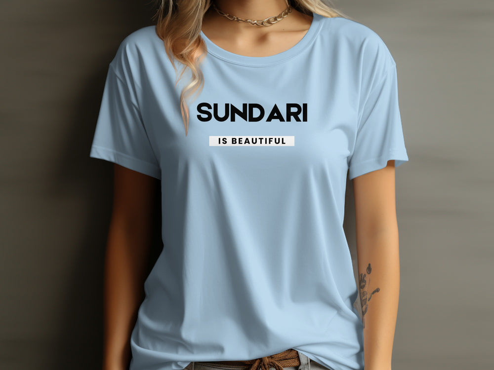 Sundari Is Beautiful Graphic Tee for Women