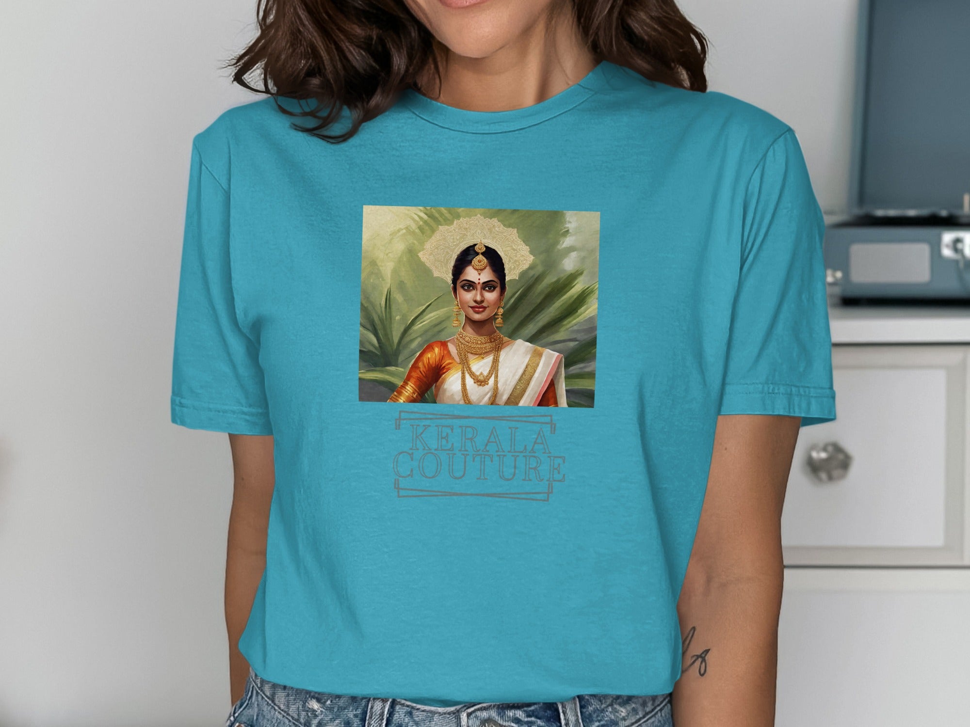 Kerala Couture Traditional Attire Design T-Shirt