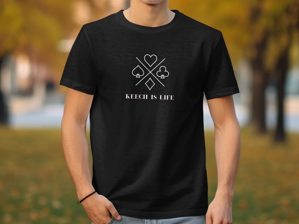 Kech Is Life Spade Heart Club Diamond T-Shirt