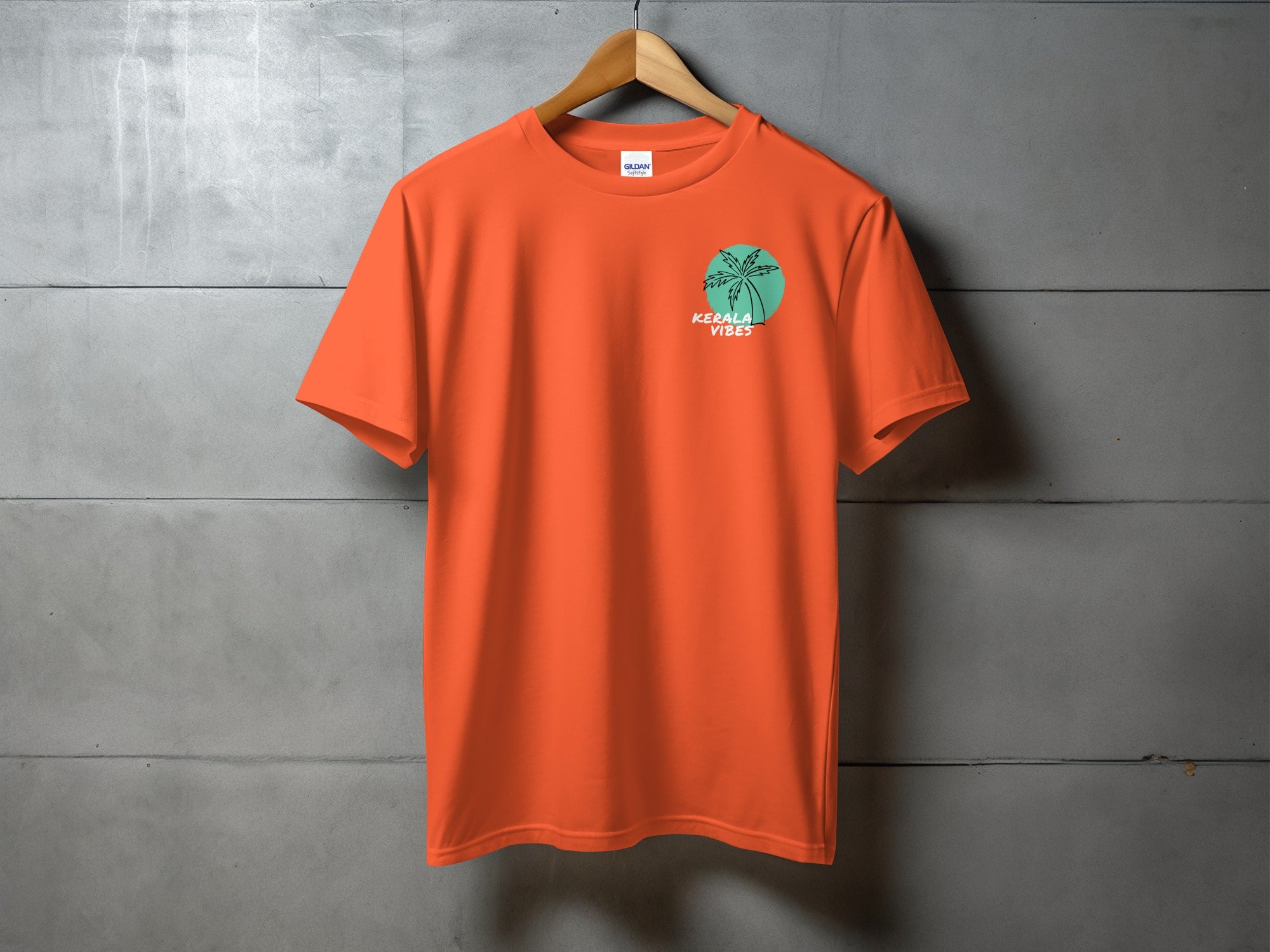 Kerala Vibes Graphic Tee with Palm Tree Print