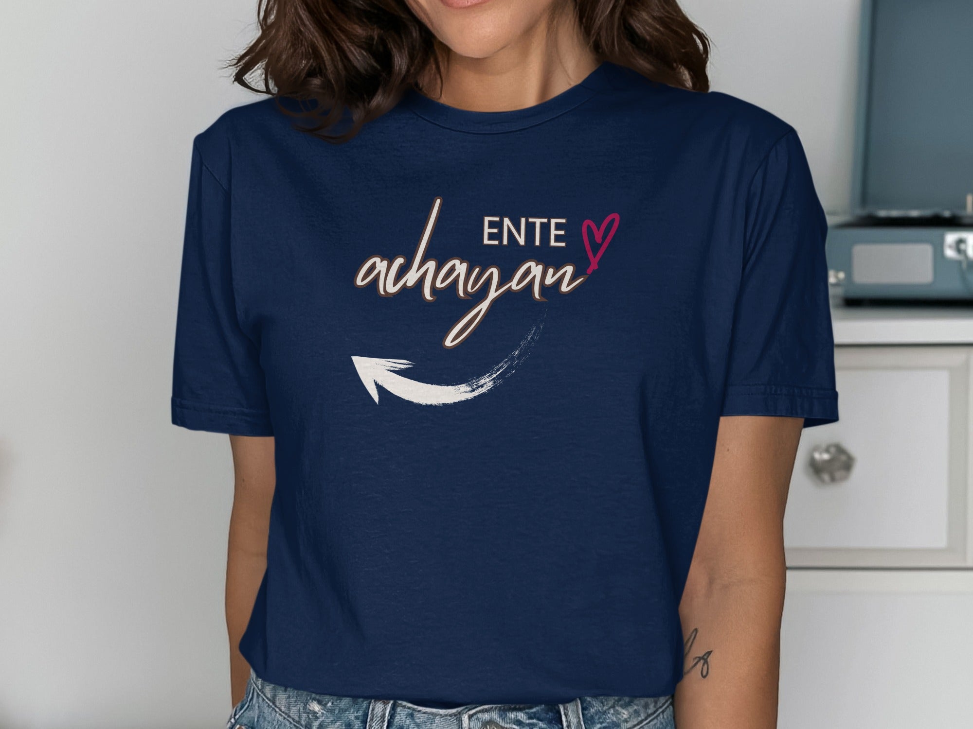 Ente Achayan Heart Design Graphic Tee