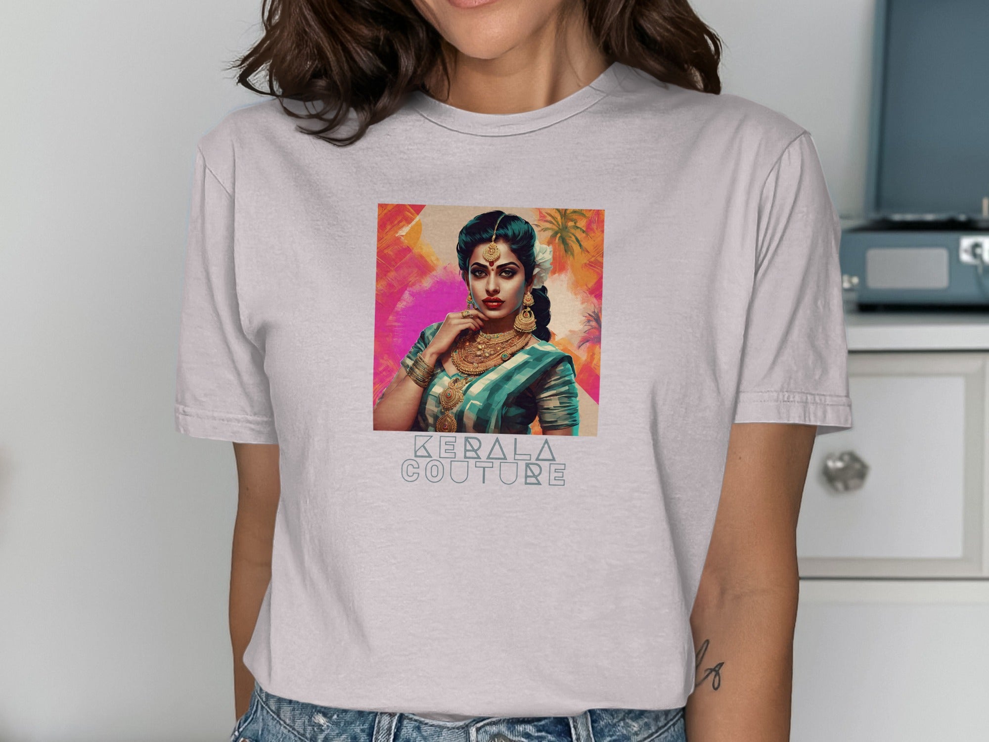 Kerala Couture Graphic Fashion T-Shirt for Women