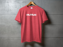 Red T-Shirt with Bold MALAYALEE Text Design