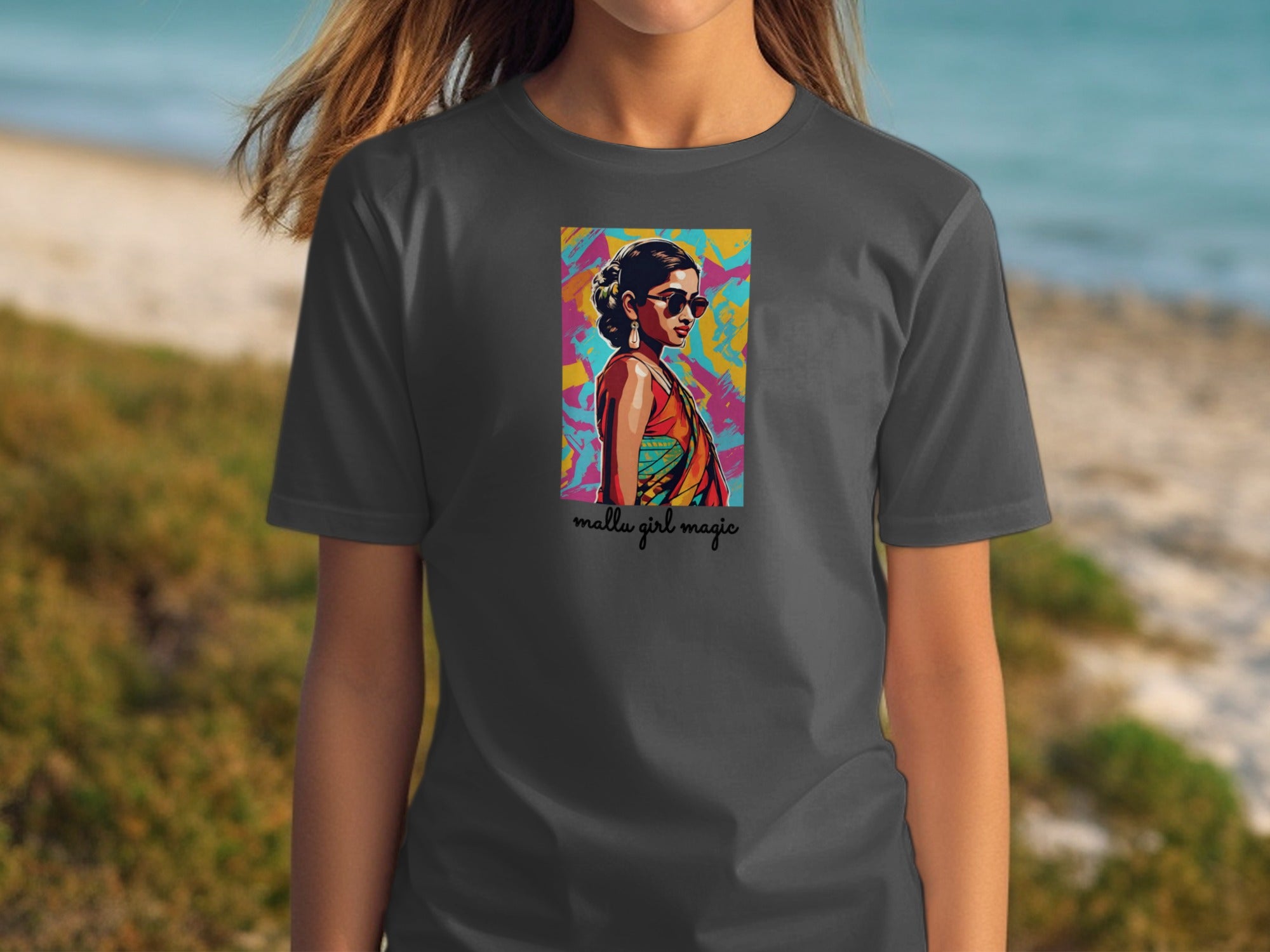 Melanin Girl Magic Stylish Graphic Printed T-shirt