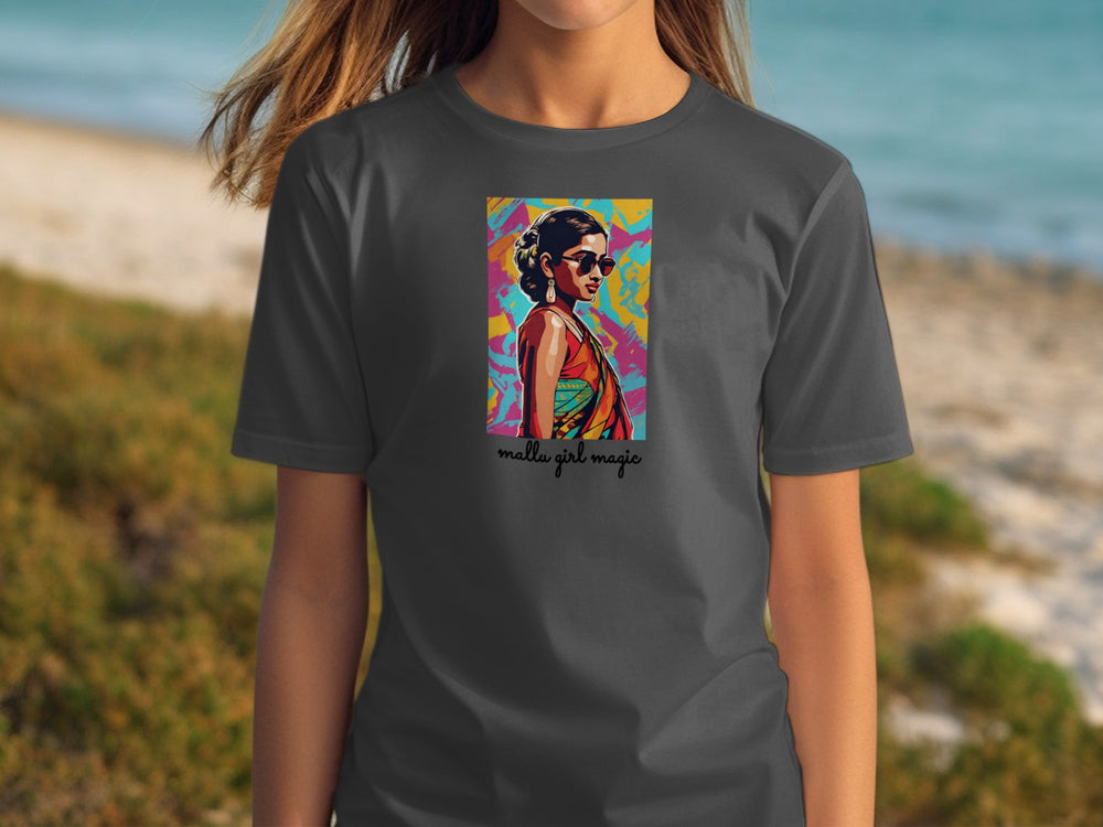 Melanin Girl Magic Stylish Graphic Printed T-shirt