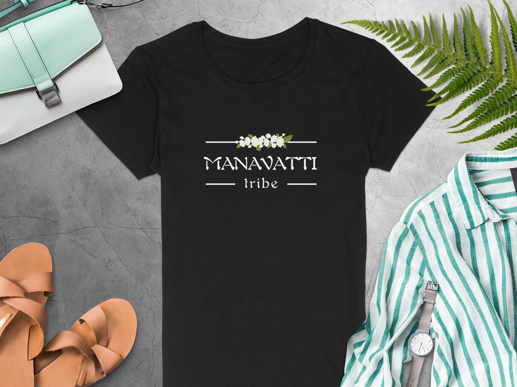 MANAVATTI Tribe Graphic Tee Casual Top Shirt Product