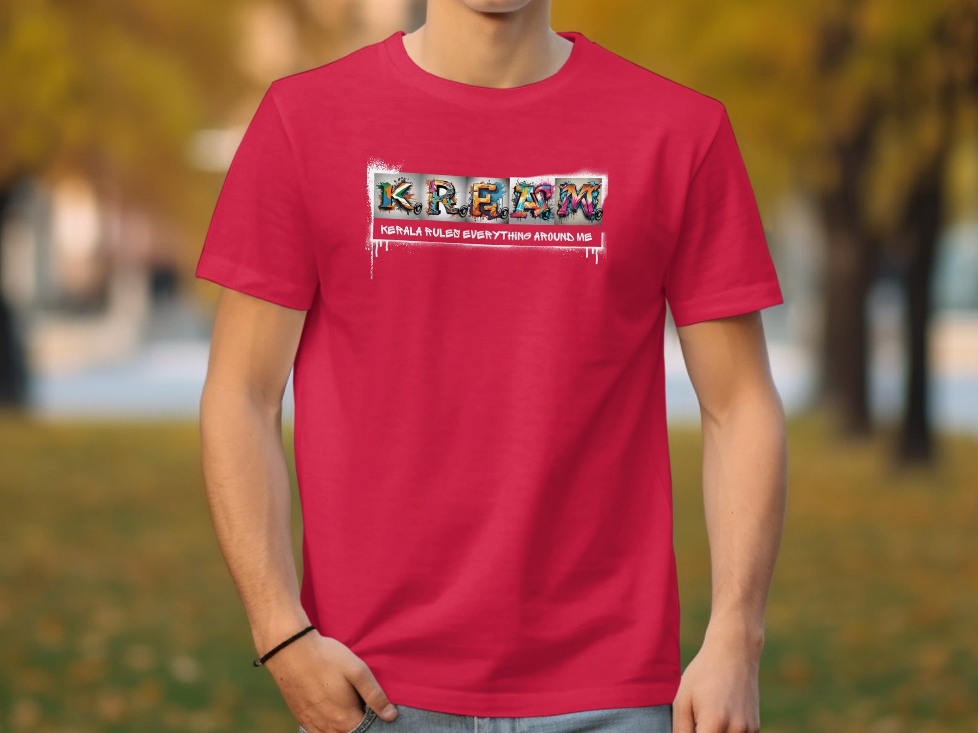 K.R.E.A.M. Apparel with Bold Textual Design Shirt