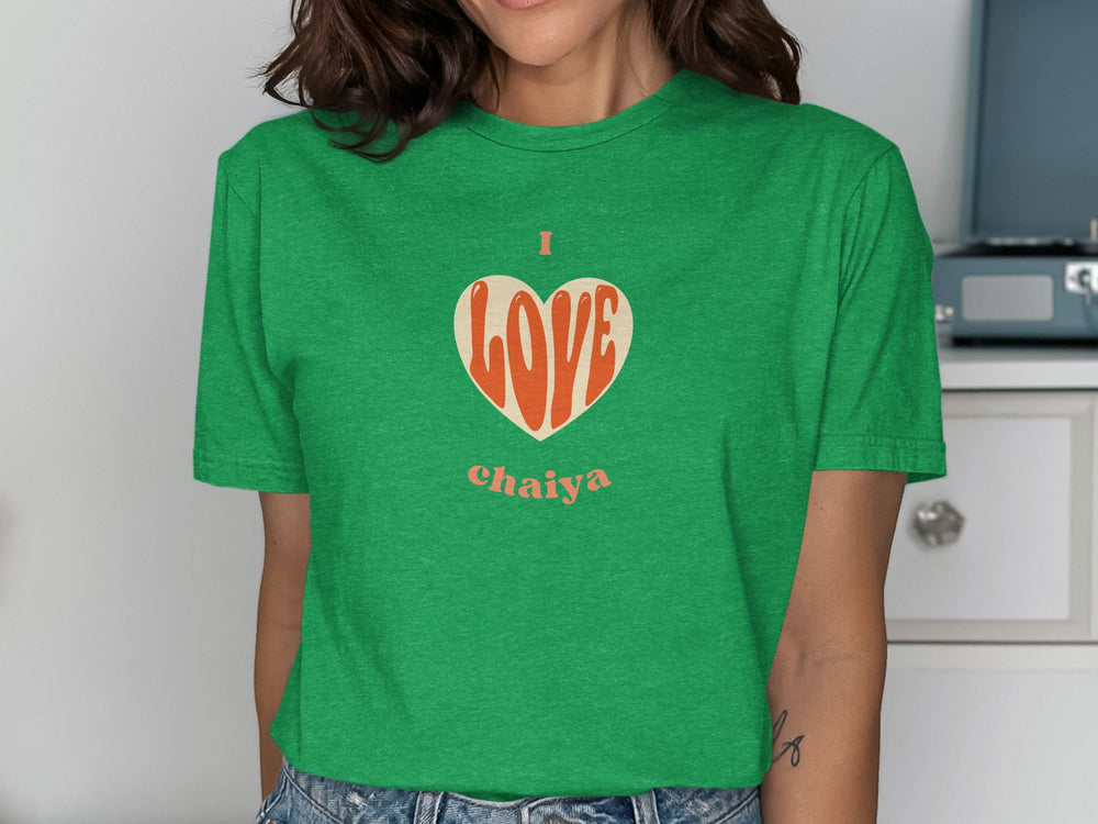 I Love Chaiya Graphic T-Shirt for Women