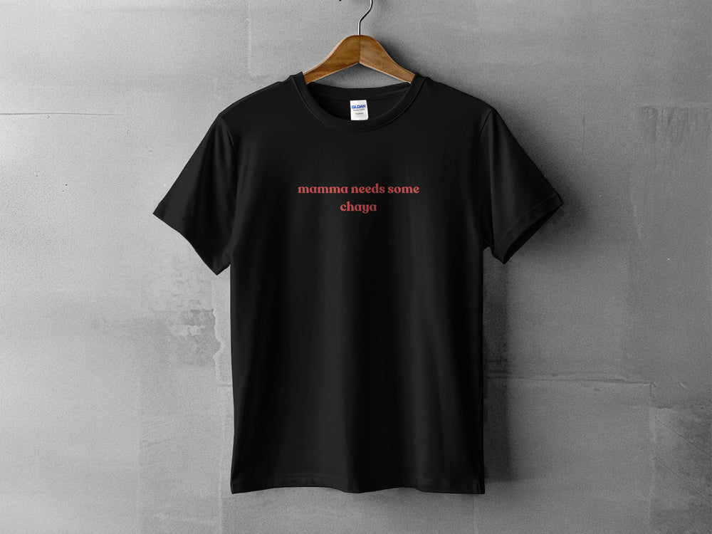 mamma needs some chaya printed t-shirt product