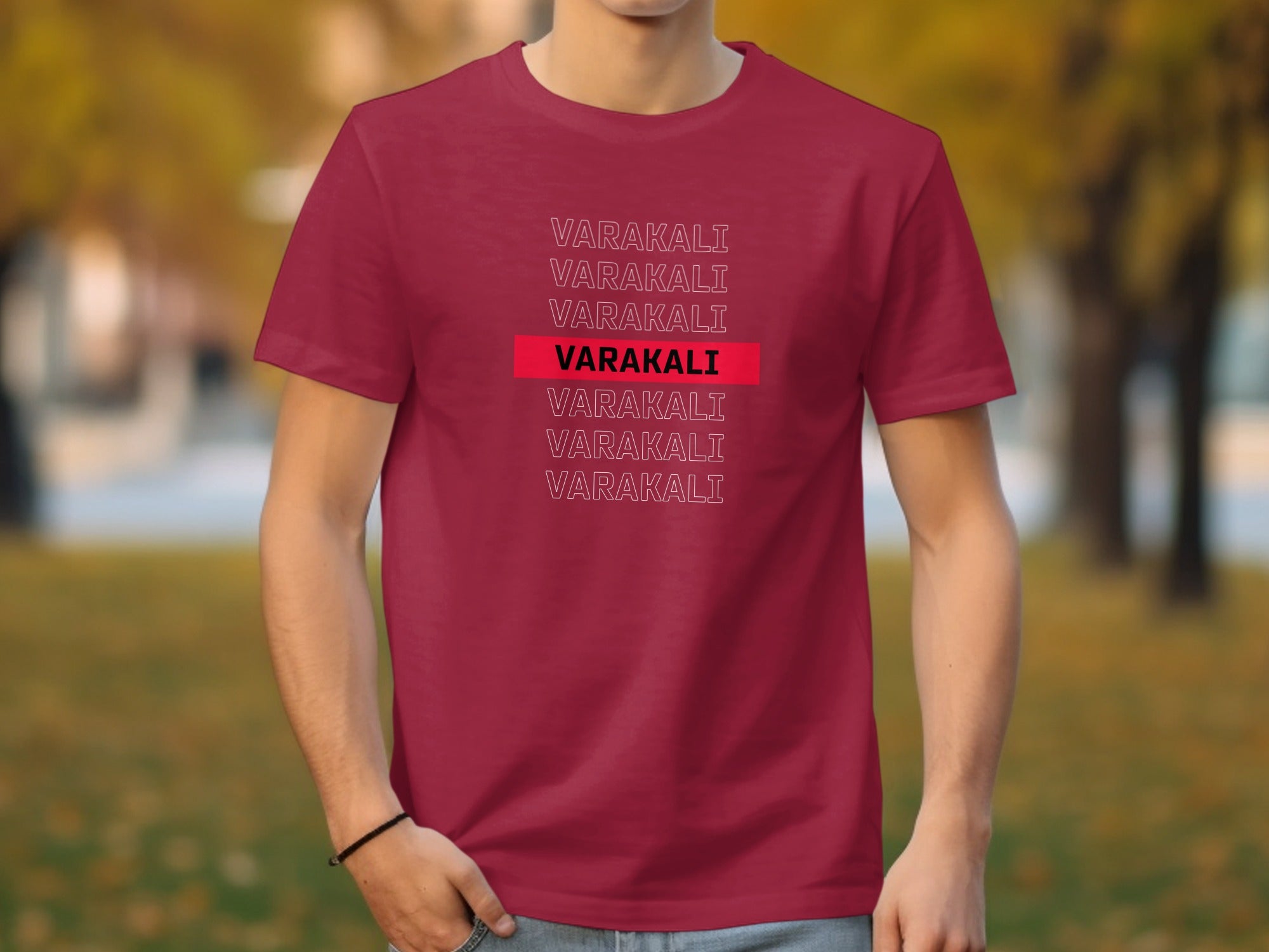 Stylish Trendy Varakali Design Graphic Tee