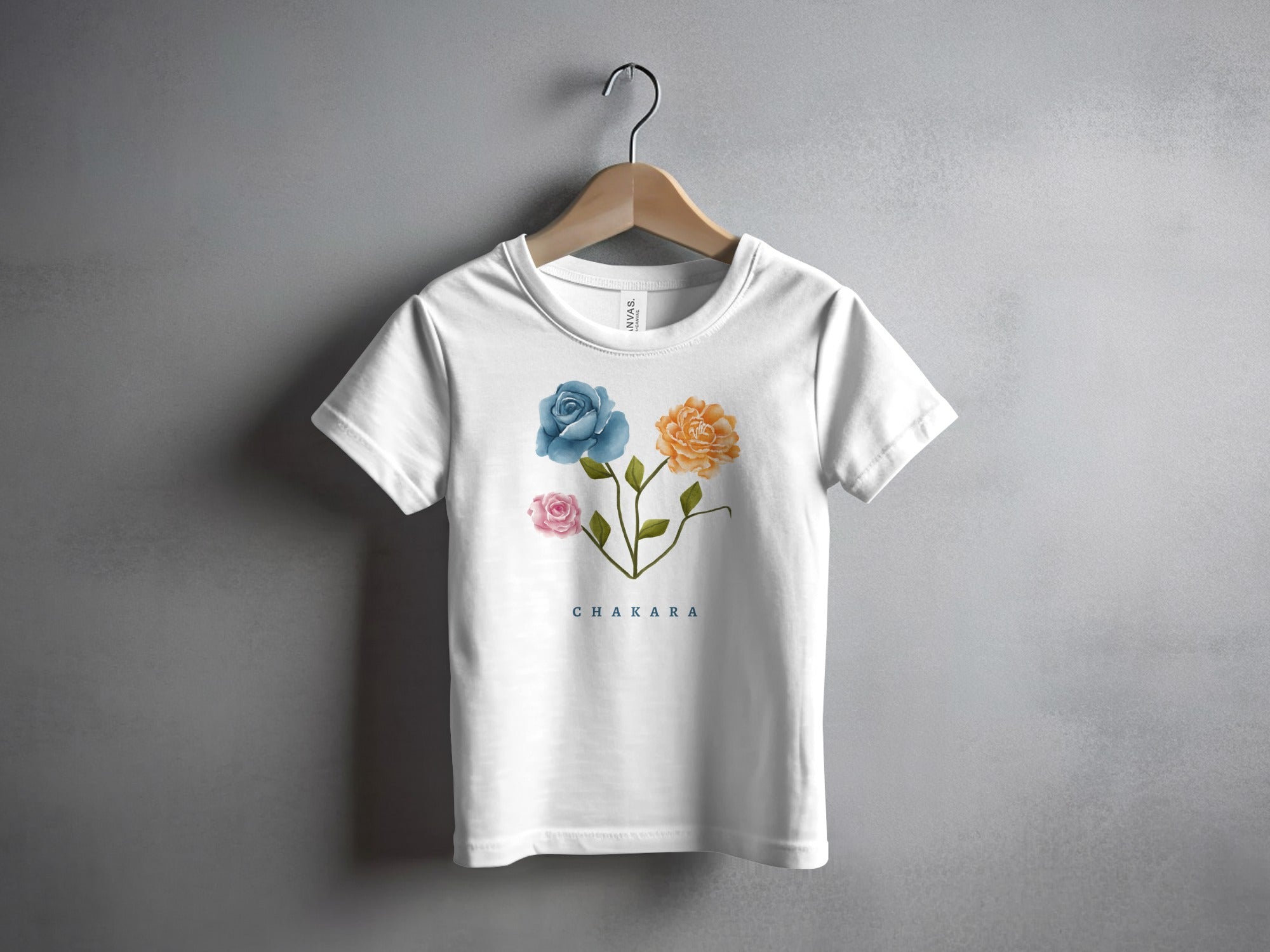 Beautiful Floral CHAKARA T-Shirt for Kids Apparel