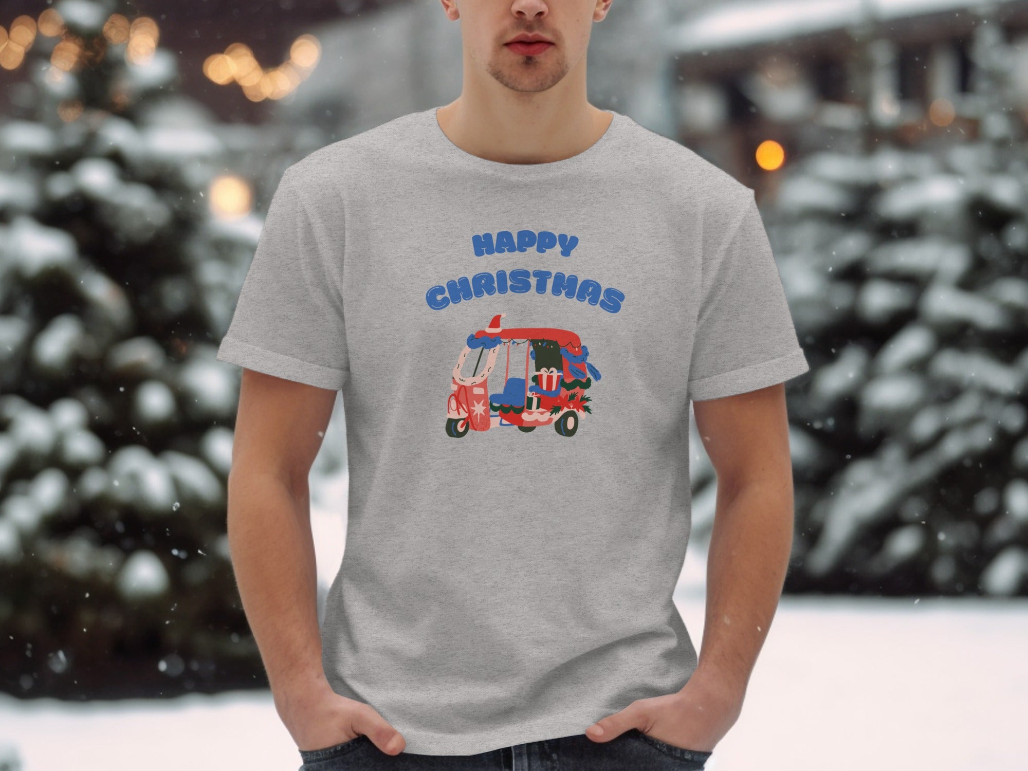 Happy Christmas Van Festive Holiday Season T-Shirt