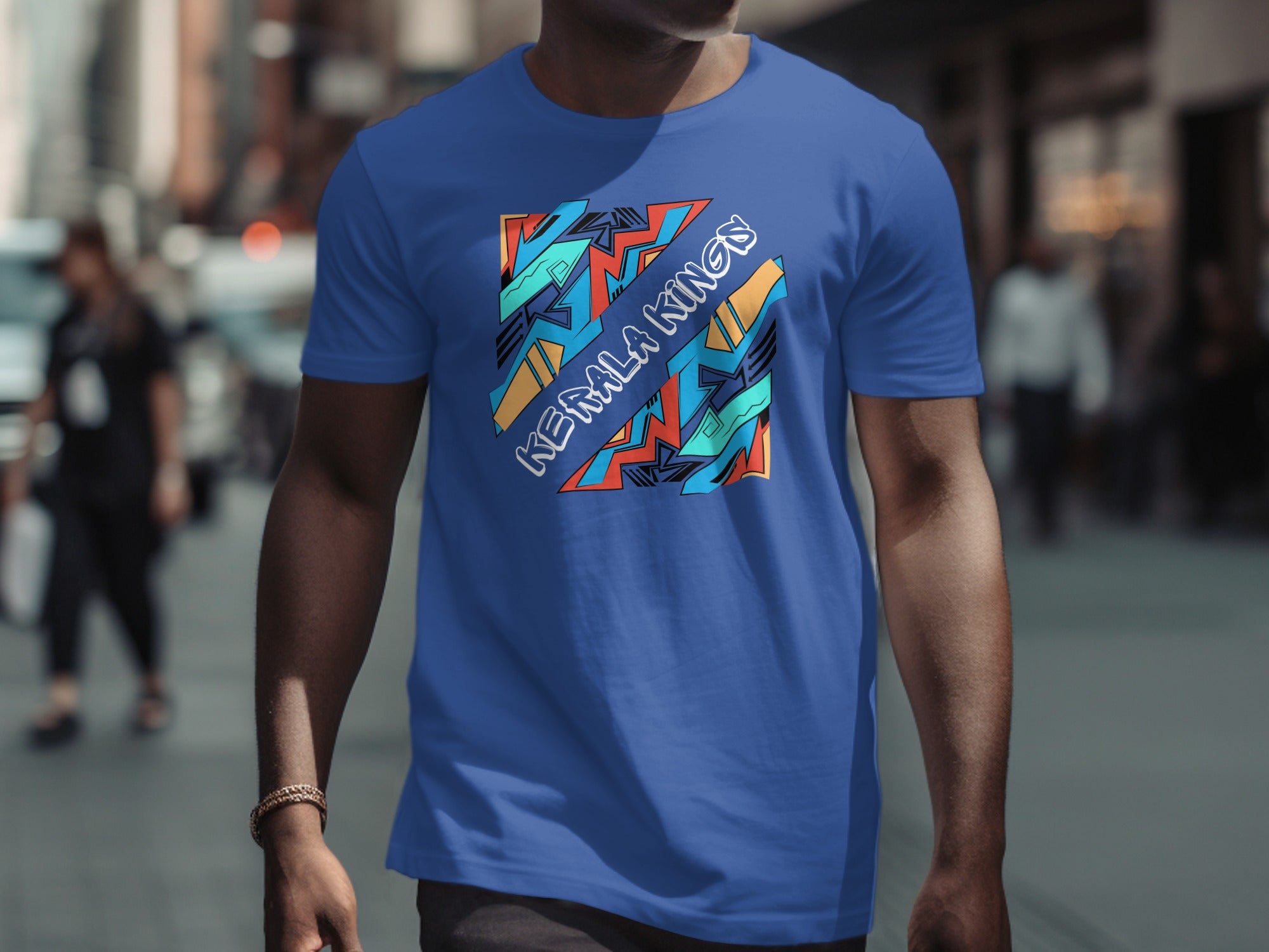 Colorful Abstract Graphic Tee for Stylish Look