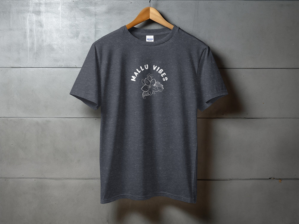 Mallu Vibes Graphic T-Shirt Black Casual product