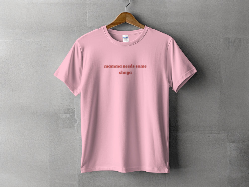 mamma needs some chaga t-shirt