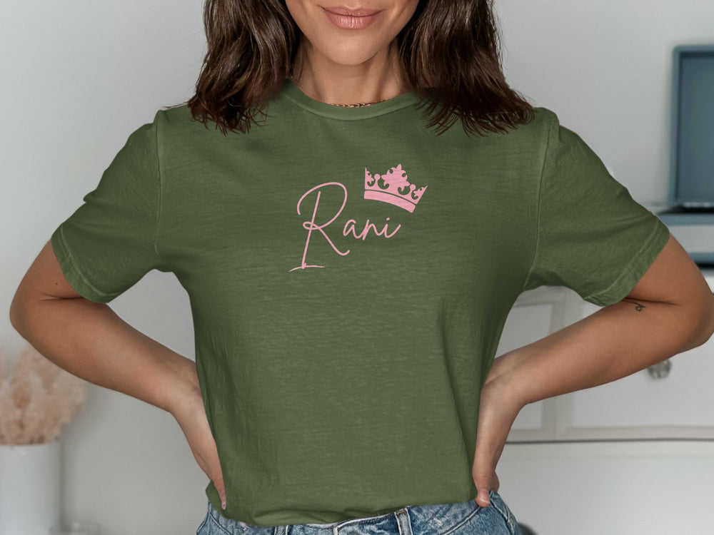 Rani Crown Graphic Green T-Shirt Product