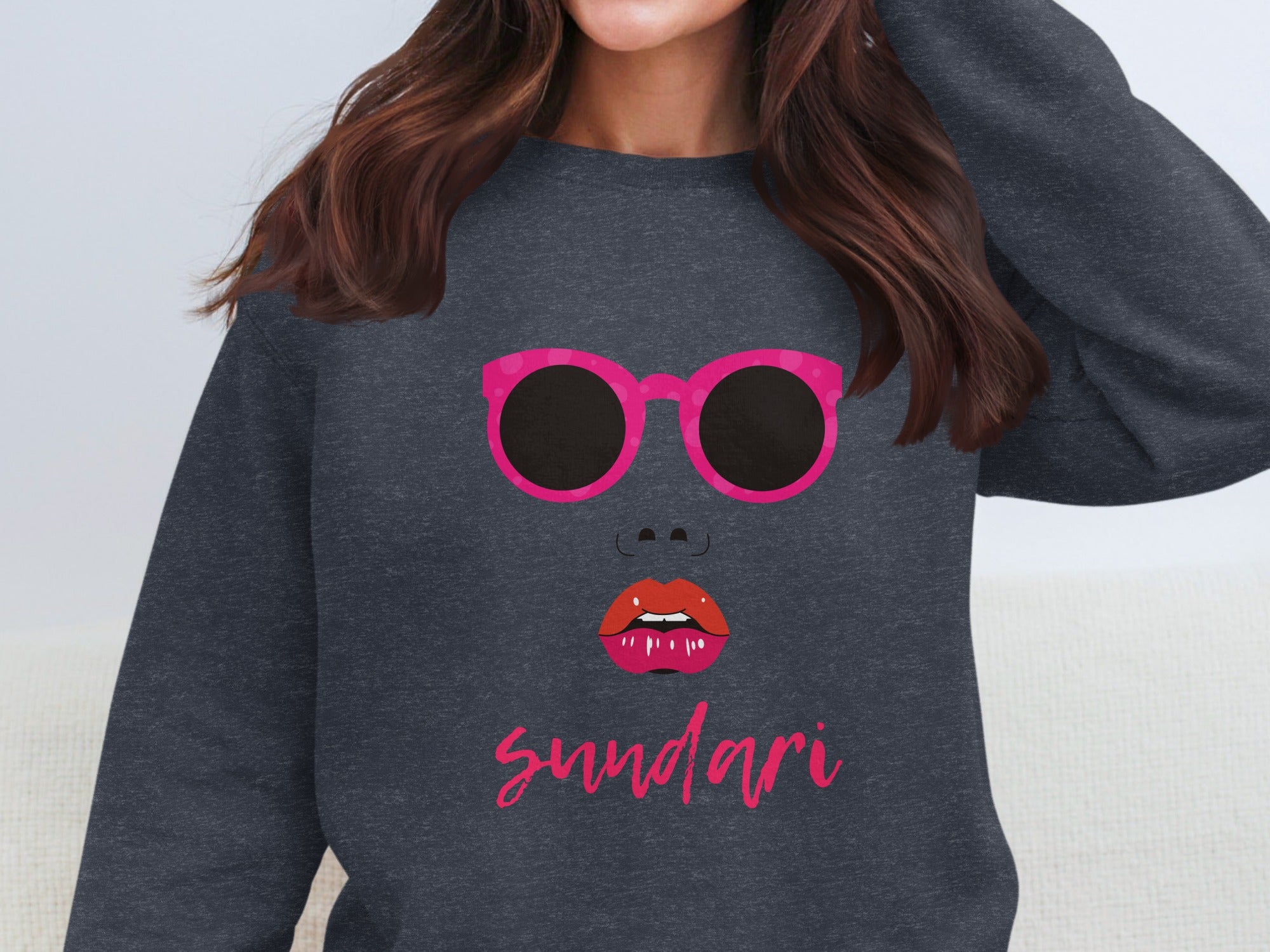 Cool Custom Portrait Sweatshirt for Fashion Fans