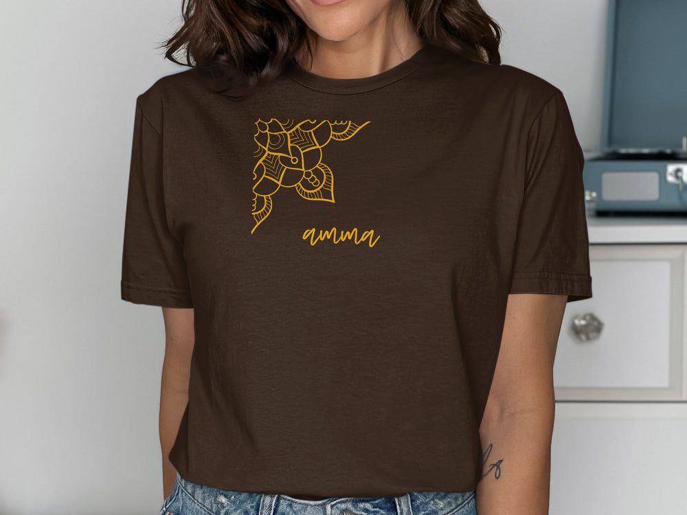 Anima Graphic Tee with Intricate Design