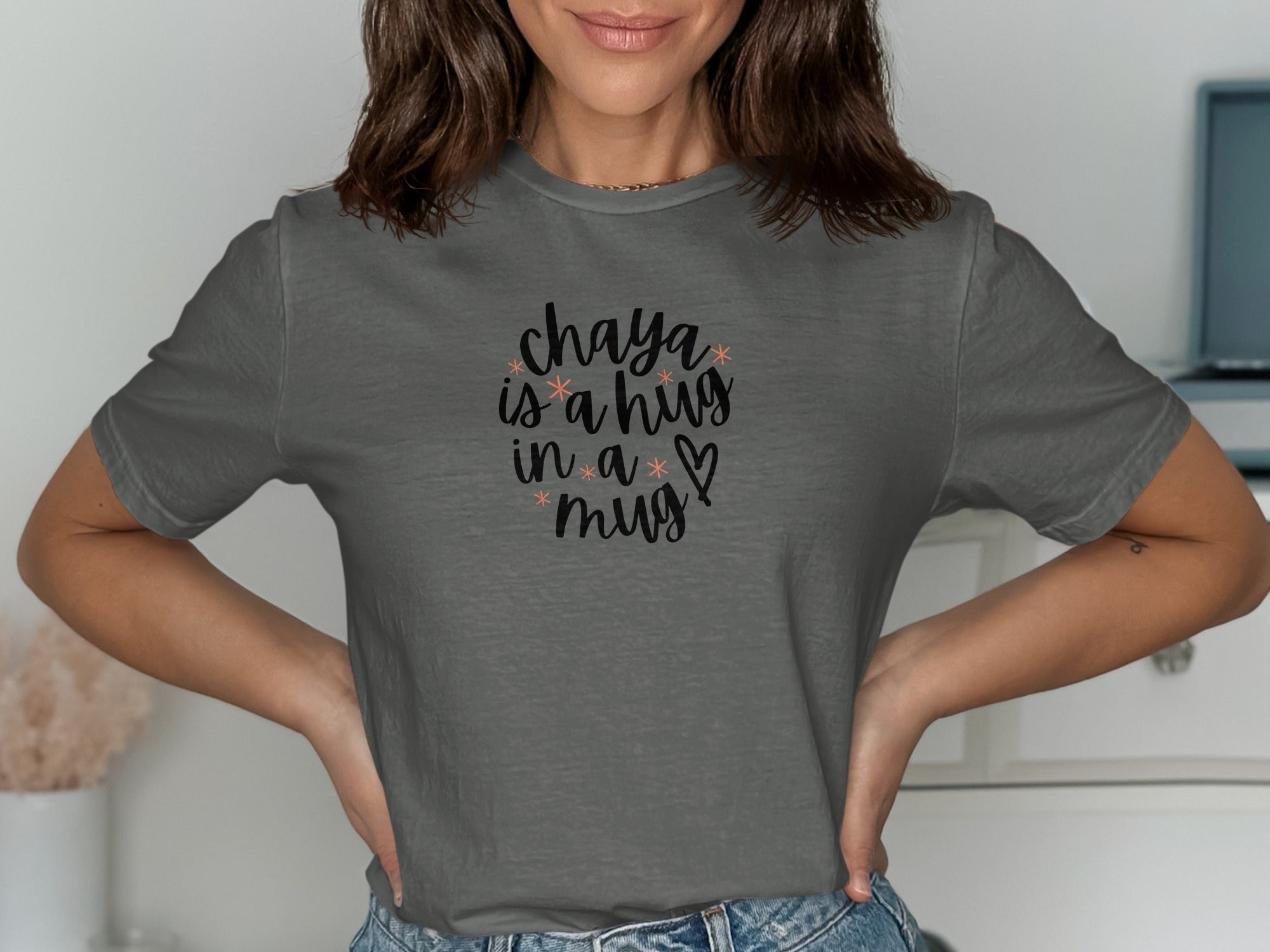Chaya is a Hug in a Mug Graphic Tee Shirt