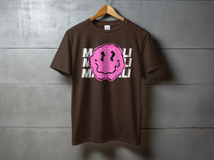 Mavali Graphic Tee Shirt with Pink and White Design