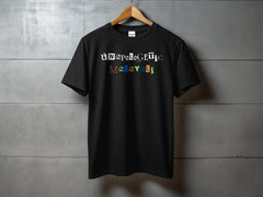Unapologetic Malayali Graphic Tee on Hanger